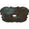 Ekena Millwork Flower Ceiling Medallion (Canopies up to 6 1/4"), 29"OD x 3 5/8"ID x 1 3/8"P, Bronze Blue Patina CM29FWBBS - alternate 2